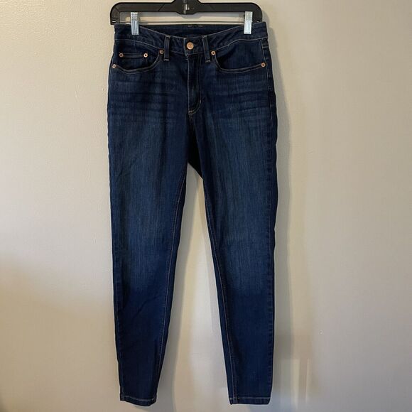 Women's L.L. BeanFlex Jeans High-Rise Slim-Leg Ankle Sz 6 - Picture 4 of 10